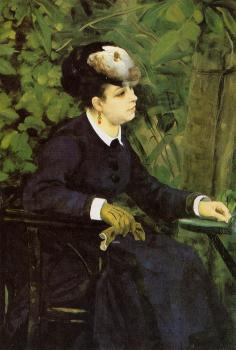 皮埃爾 奧古斯特 雷諾阿 Woman in a Garden 皮埃爾 奧古斯特 雷諾阿 Woman in a Garden